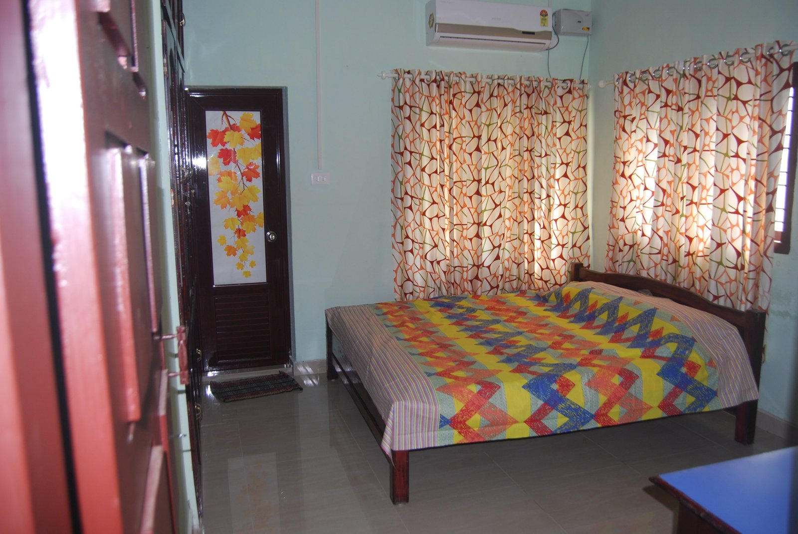 2 bedroom ac house for short stay in chingavanam, kottayam