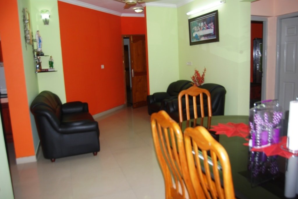 3 bedroom ac flat for short term rentals in kottayam